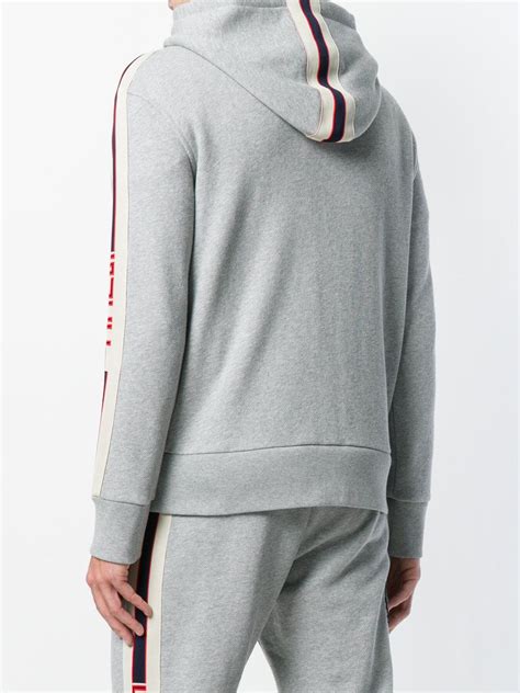 Gucci zip hoodie grey